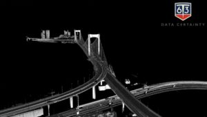 Pointcloud from 6T3 mobile mapping system
